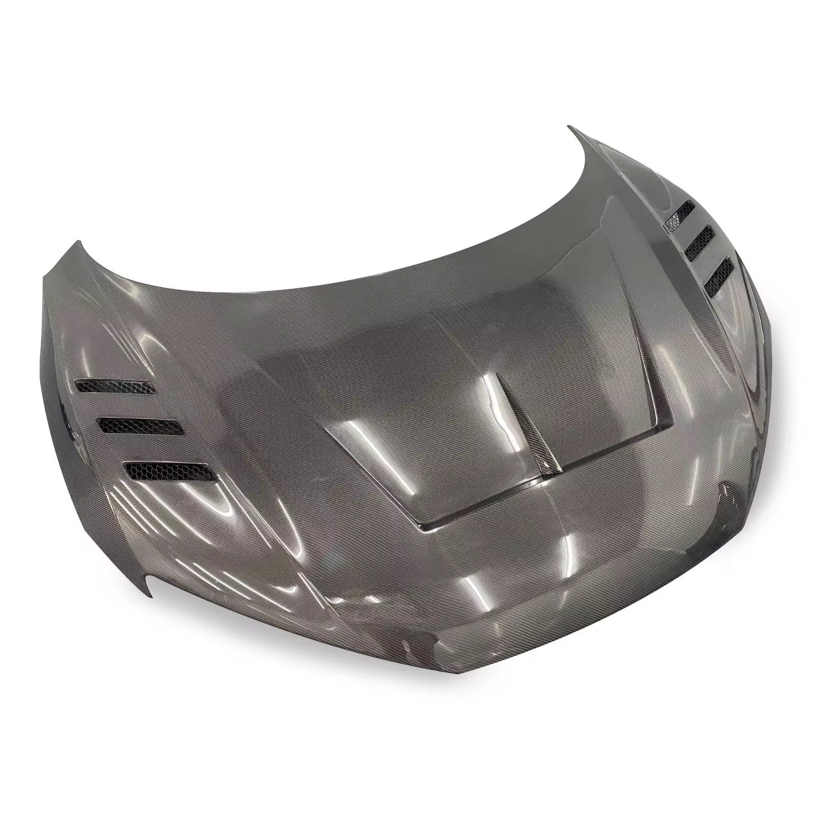 Audi R8 Gen 2 (2016-2019) - Race-Performance Style Vented Carbon Fiber Front Hood - Exotics Carbon Design