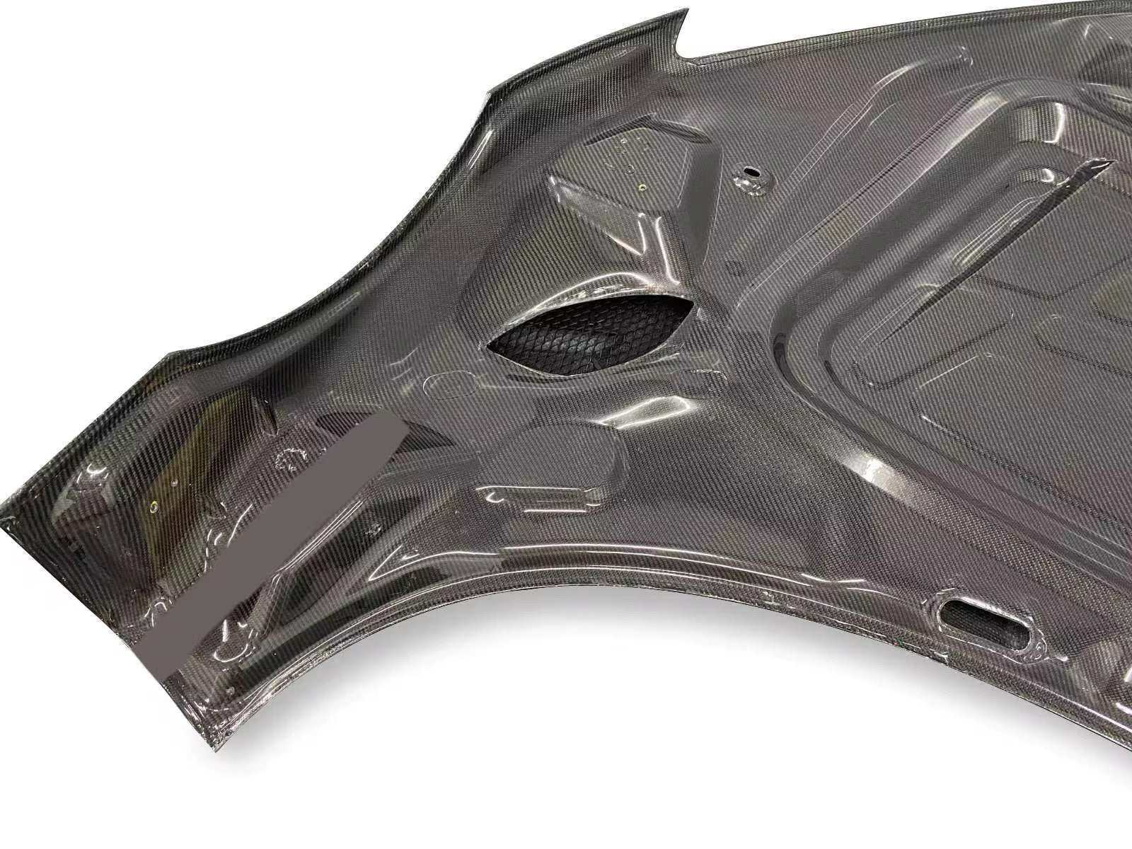 Audi R8 Gen 2 (2016-2019) - Race-Performance Style Vented Carbon Fiber Front Hood - Exotics Carbon Design