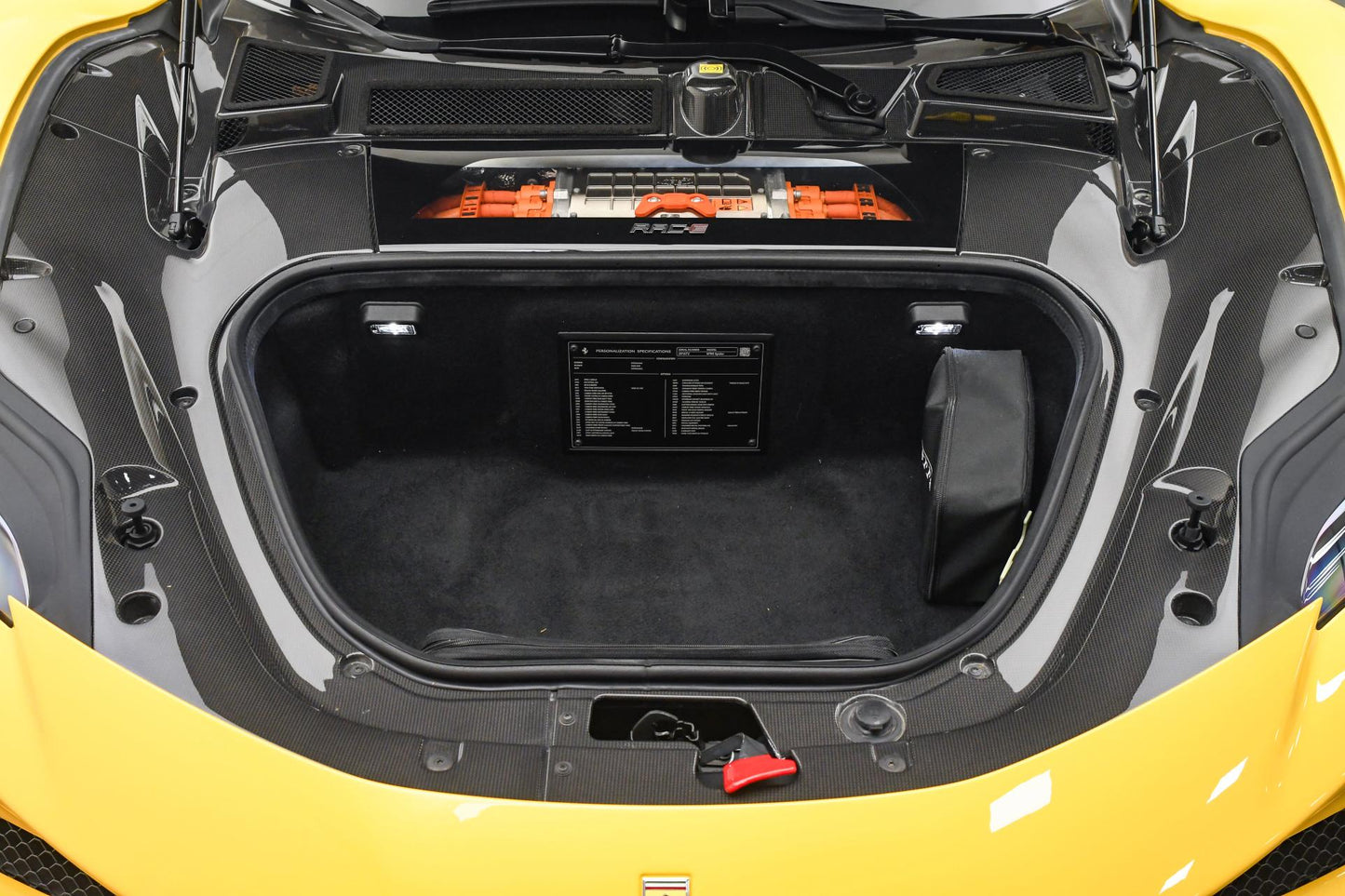 Ferrari SF90 - Carbon Fiber Front Luggage Compartment Cover - Exotics Carbon Design