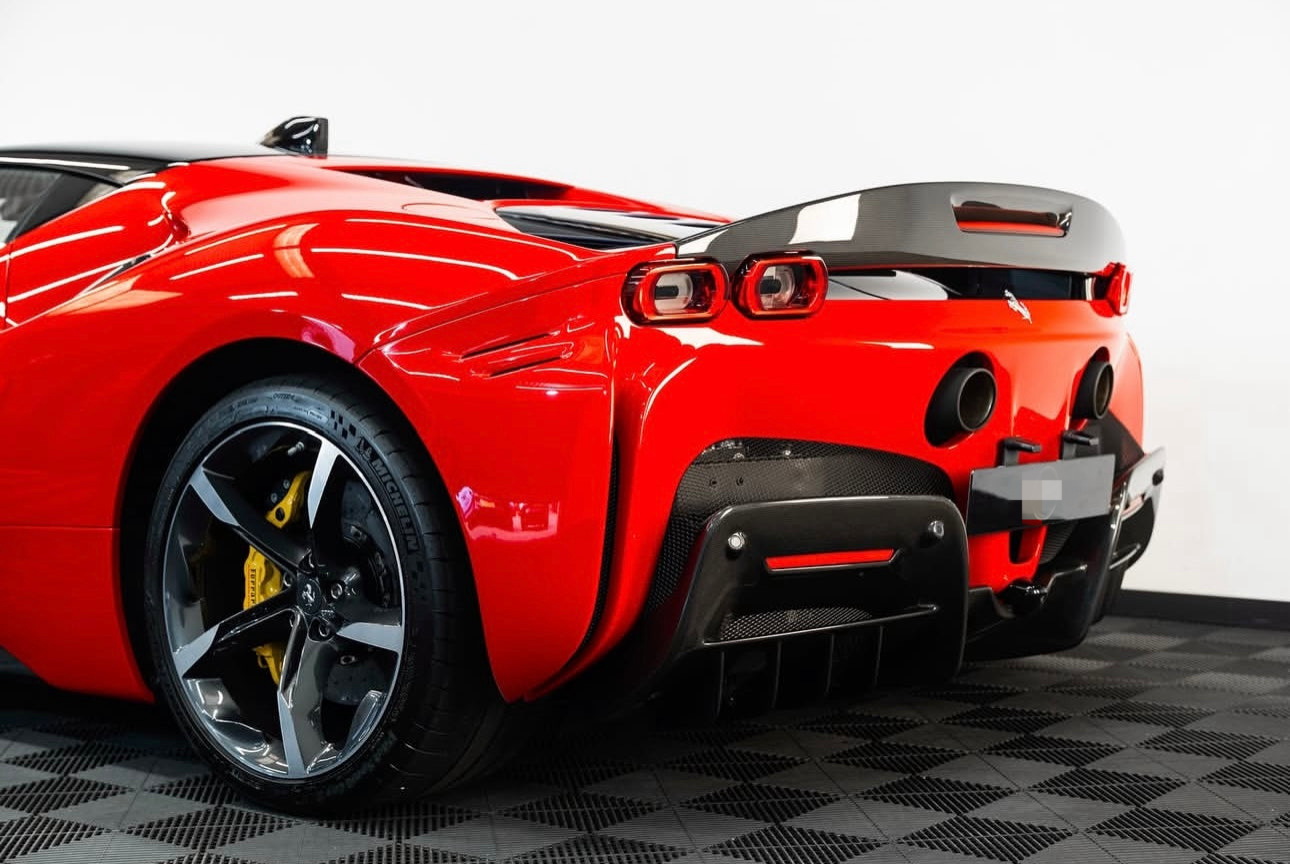 Ferrari SF90 - Carbon Fiber Rear Diffuser - Exotics Carbon Design