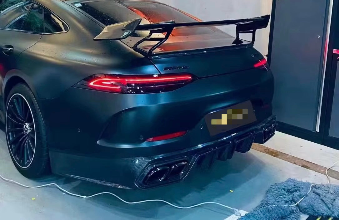 BRBS Rocket 900 Style Carbon Fiber Rear Wing - Mercedes AMG GT50 / GT53 / GT63S (2019+) - Exotics Carbon Design
