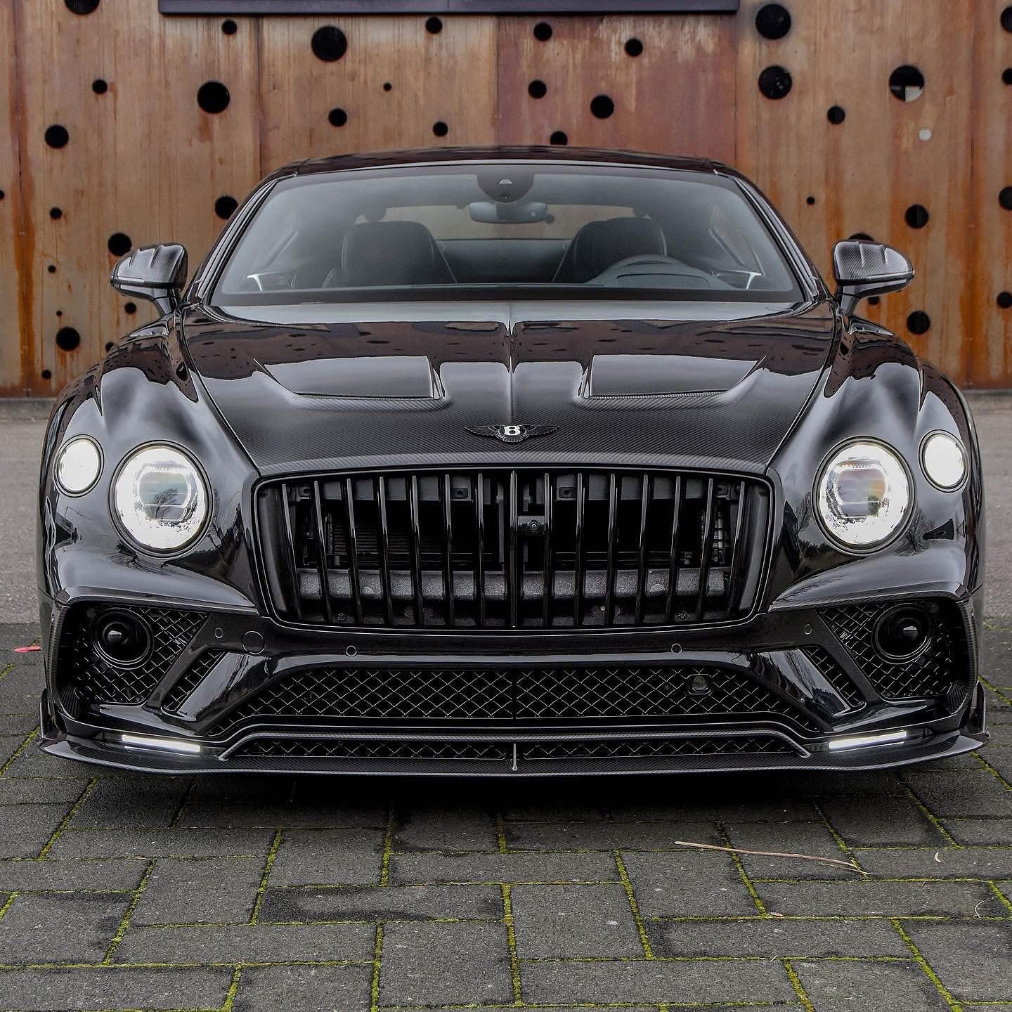 MSY-Style Carbon Fiber Vented Hood - Bentley Continental GT (2019–2025) - Exotics Carbon Design