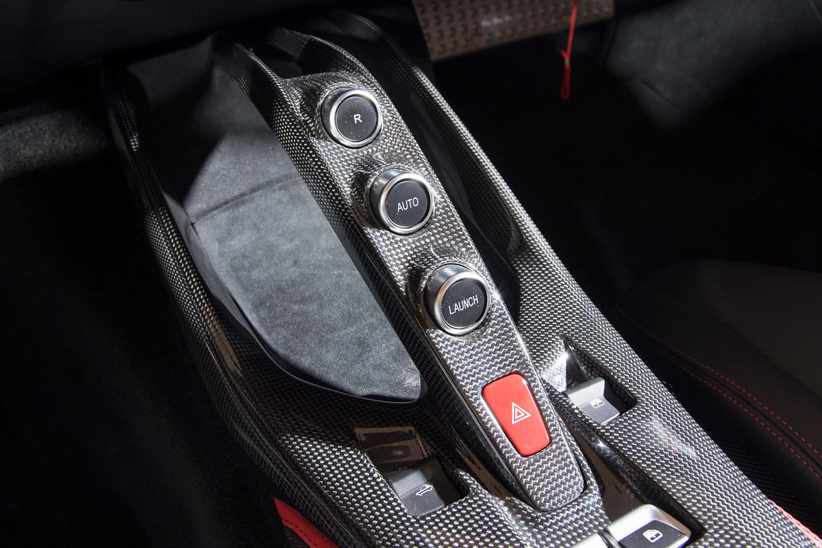 Ferrari 812 Superfast – Carbon Fiber Center Console Trim - Exotics Carbon Design