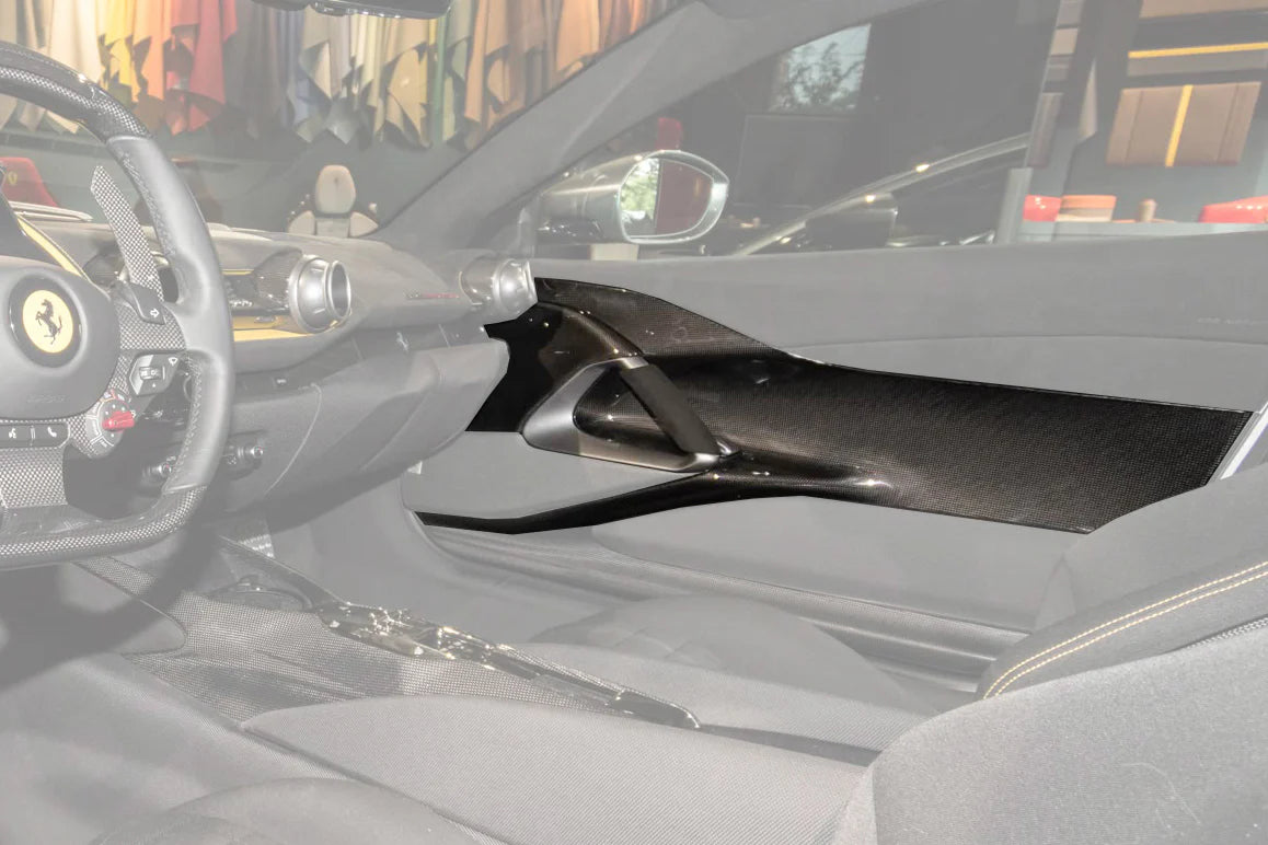 Ferrari 812 Superfast – Carbon Fiber Inner Door Panels - Exotics Carbon Design