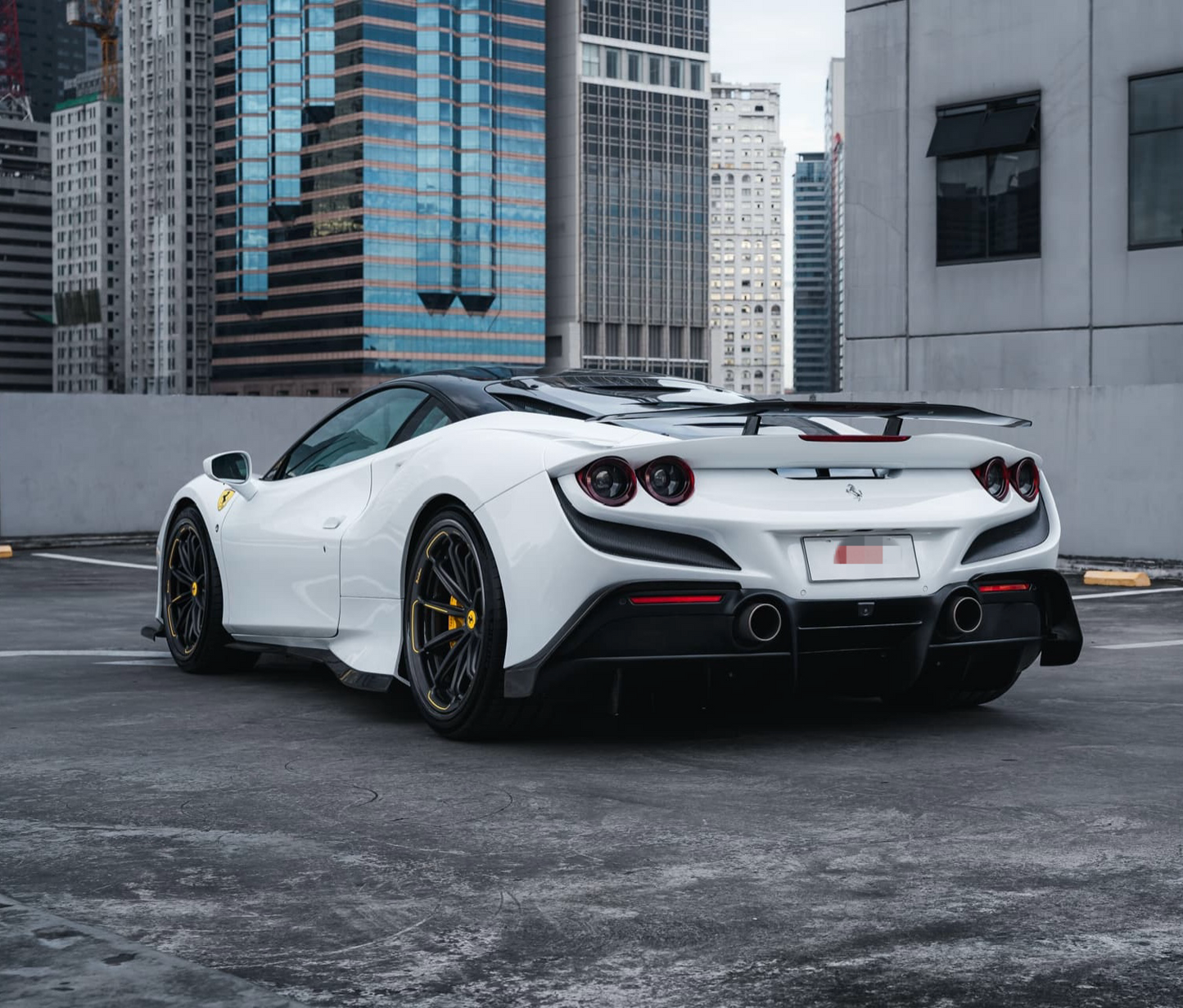 Ferrari F8 Tributo – Carbon Fiber Rear Wing Spoiler - Exotics Carbon Design