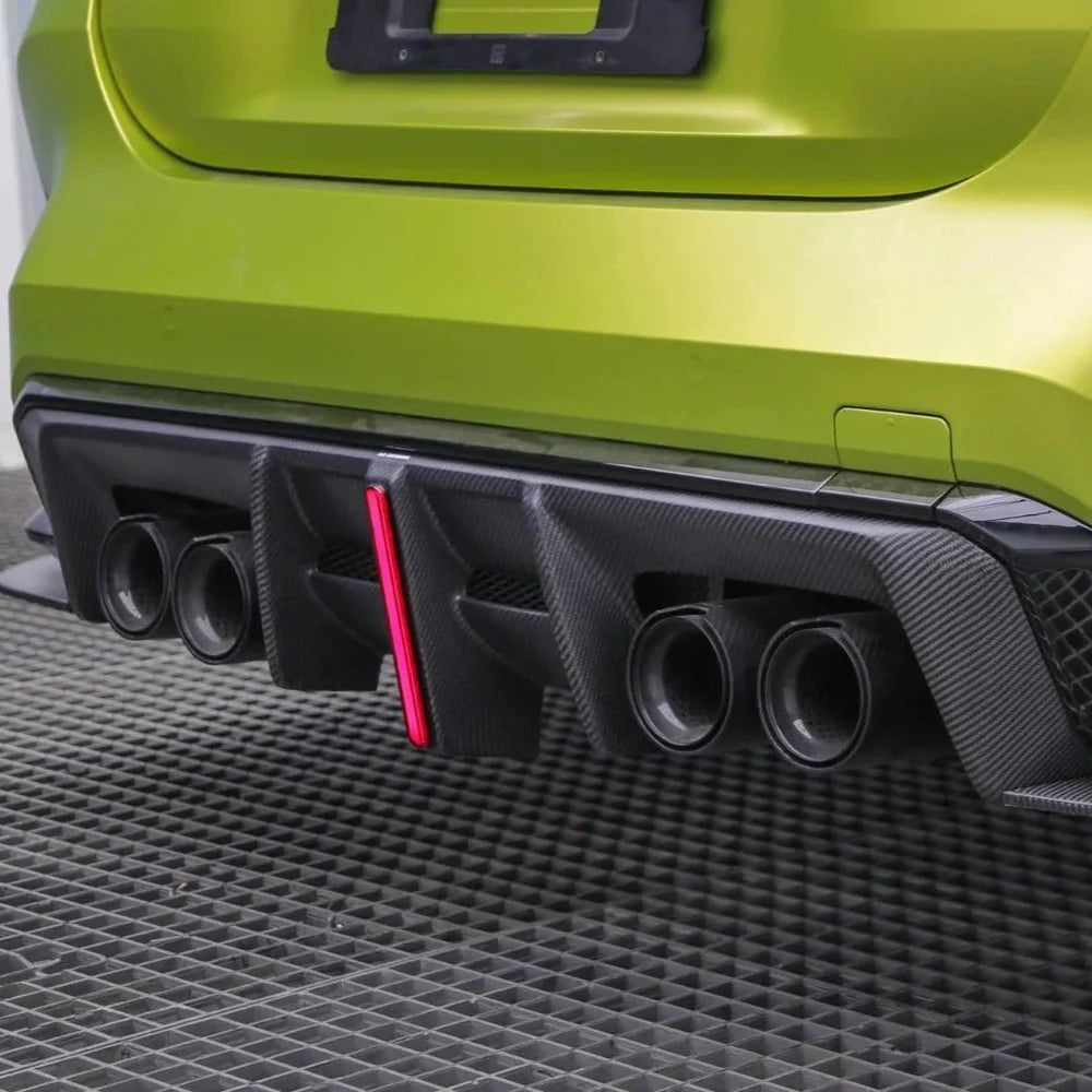 BMW G80 M3 / G82 M4 (2021–2025) – 2 in 1 Carbon Fiber Rear Diffuser - Exotics Carbon Design