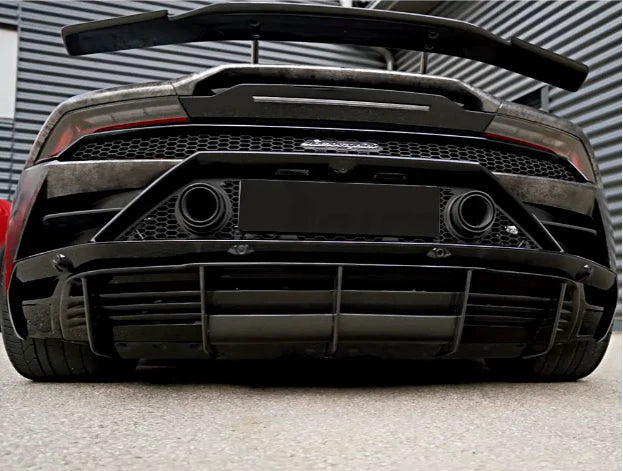 NVC Style Carbon Fiber Rear Diffuser – Lamborghini Huracan Evo (2019–2023) - Exotics Carbon Design