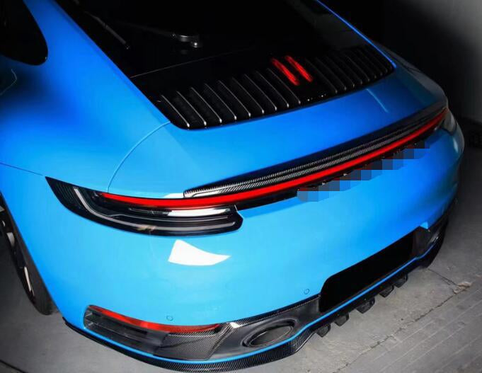 Porsche 911 (992) Carbon Fiber Trunk Spoiler – Sleek Aero Styling for 2018–2021 - Exotics Carbon Design