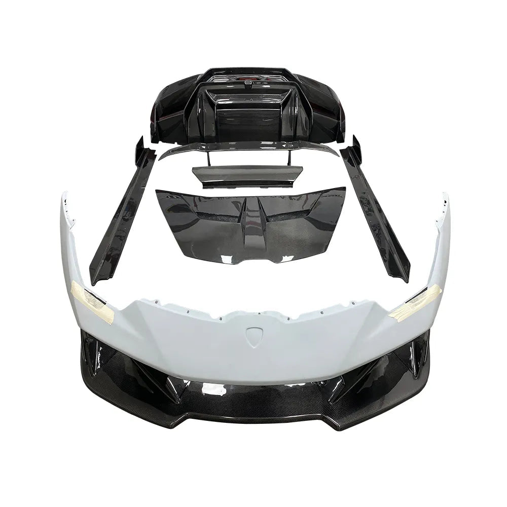 Lamborghini Huracan LP610 / LP580 / Evo - Full EVO Style Carbon Fiber Body Kit - Exotics Carbon Design