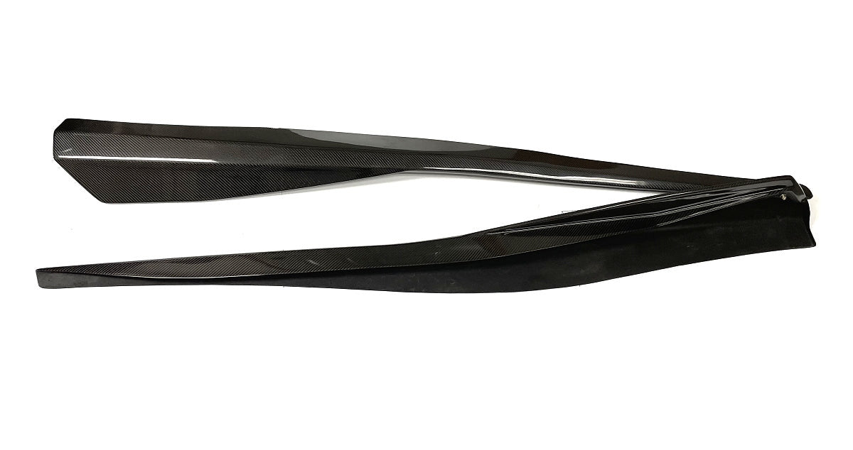 Corvette C8 - T.P Style Carbon Fiber Side Skirts - Exotics Carbon Design