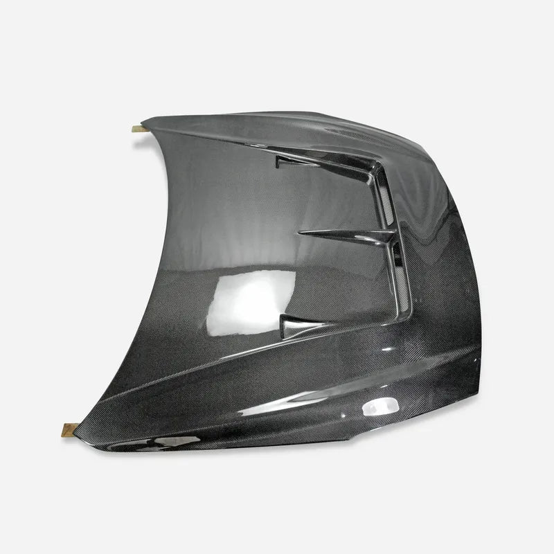 Nissan GT-R R35 (2009-2016) - Vented Carbon Fiber Race Hood - Exotics Carbon Design