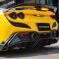 Pachtechz Carbon Fiber Rear Spoiler – Ferrari F8 - Exotics Carbon Design