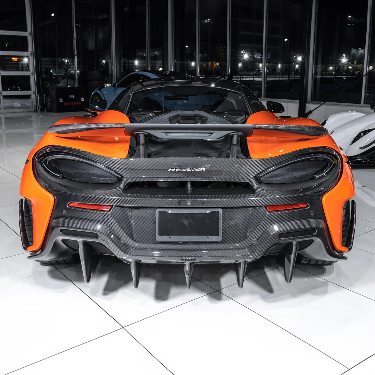 McLaren 540C / 570S / 570GT - Pre-Preg Carbon Fiber 600LT Style Rear Diffuser - Exotics Carbon Design