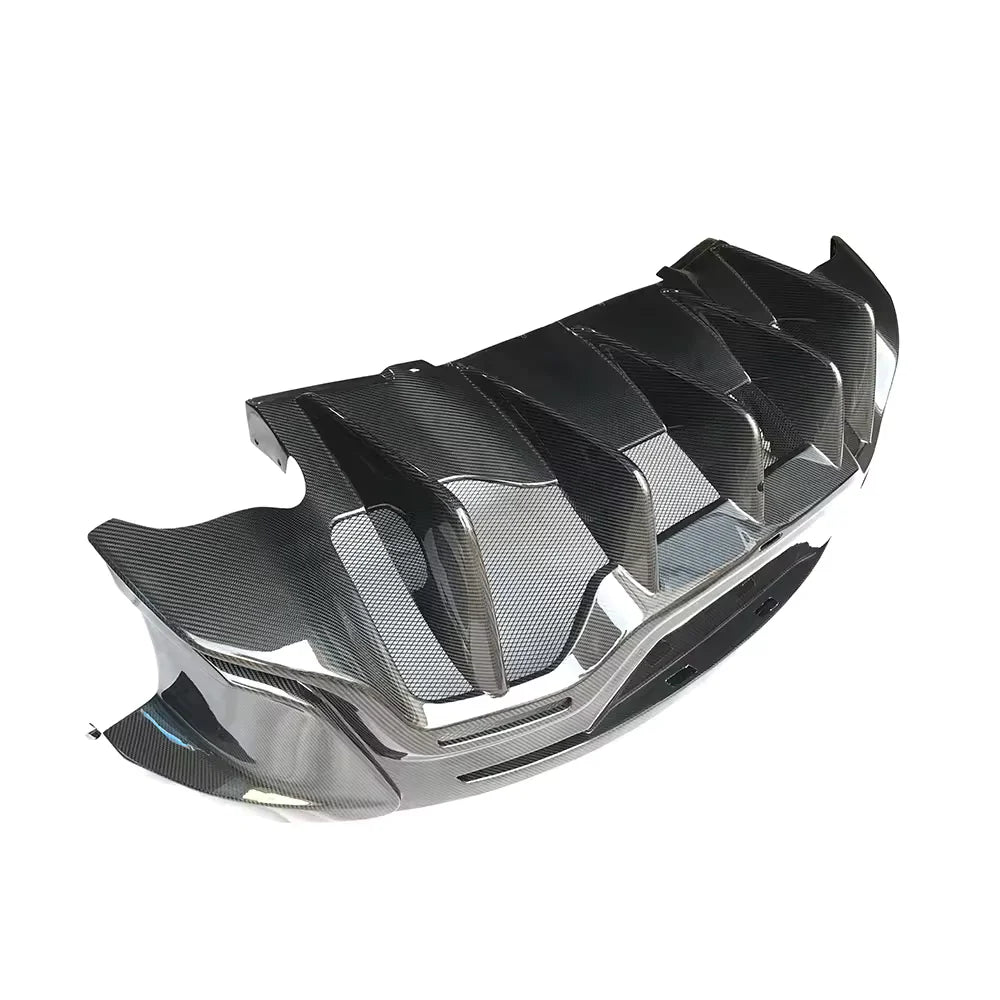 McLaren 540C / 570S / 570GT - Pre-Preg Carbon Fiber 600LT Style Rear Diffuser - Exotics Carbon Design