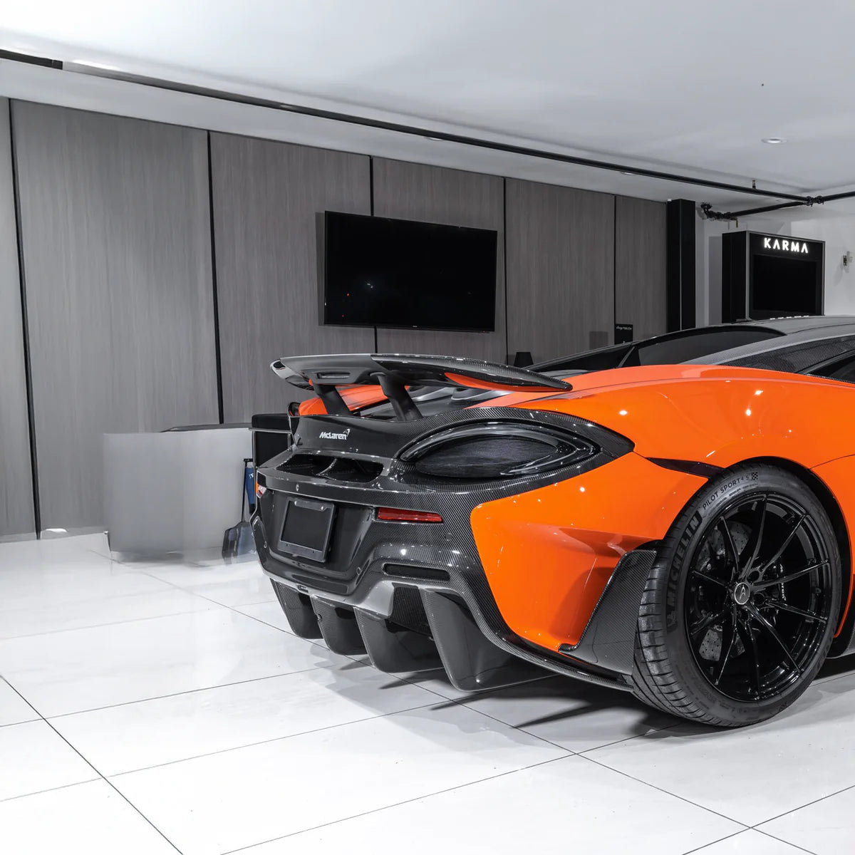 McLaren 540C / 570S / 570GT Pre-Preg Carbon Fiber 600LT Style Rear Spoiler - Exotics Carbon Design