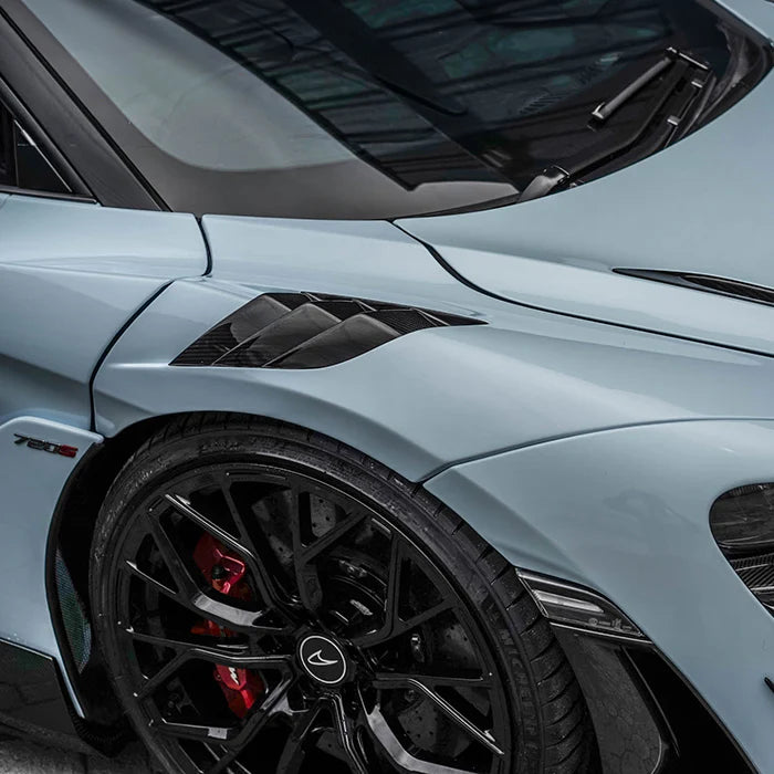 McLaren 720S - Pre-Preg Carbon Fiber Ryft Style Front Fenders - Exotics Carbon Design