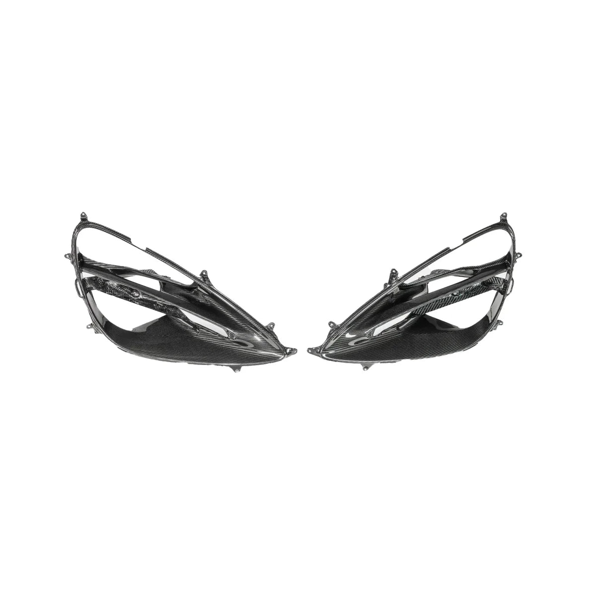 Carbon Fiber Headlight Trim – McLaren 720S (2017–2023) - Exotics Carbon Design