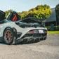 McLaren 720S Pre-Preg Carbon Fiber Rear Middle Section - Exotics Carbon Design