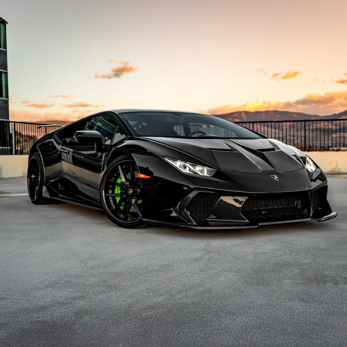 Lamborghini Huracan LP580 / LP610 - Pre-Preg Carbon Fiber Vorsteiner Style Side Skirts - Exotics Carbon Design