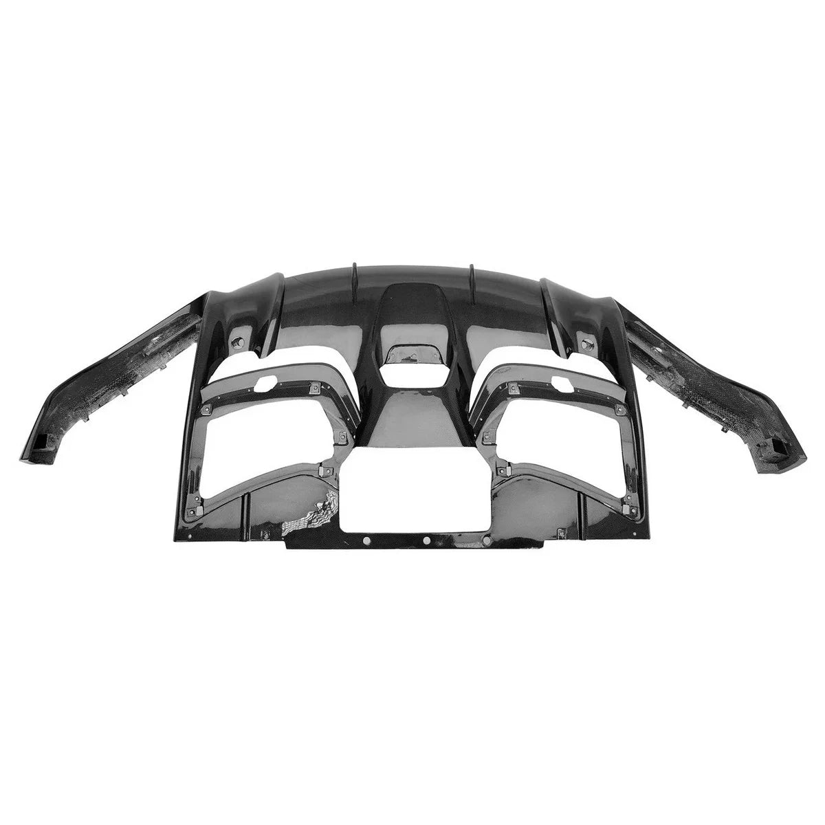 Ferrari Purosangue - Pre-Preg Carbon Fiber OEM Style Rear Diffuser - Exotics Carbon Design