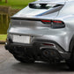 Ferrari Purosangue - Pre-Preg Carbon Fiber OEM Style Rear Diffuser - Exotics Carbon Design