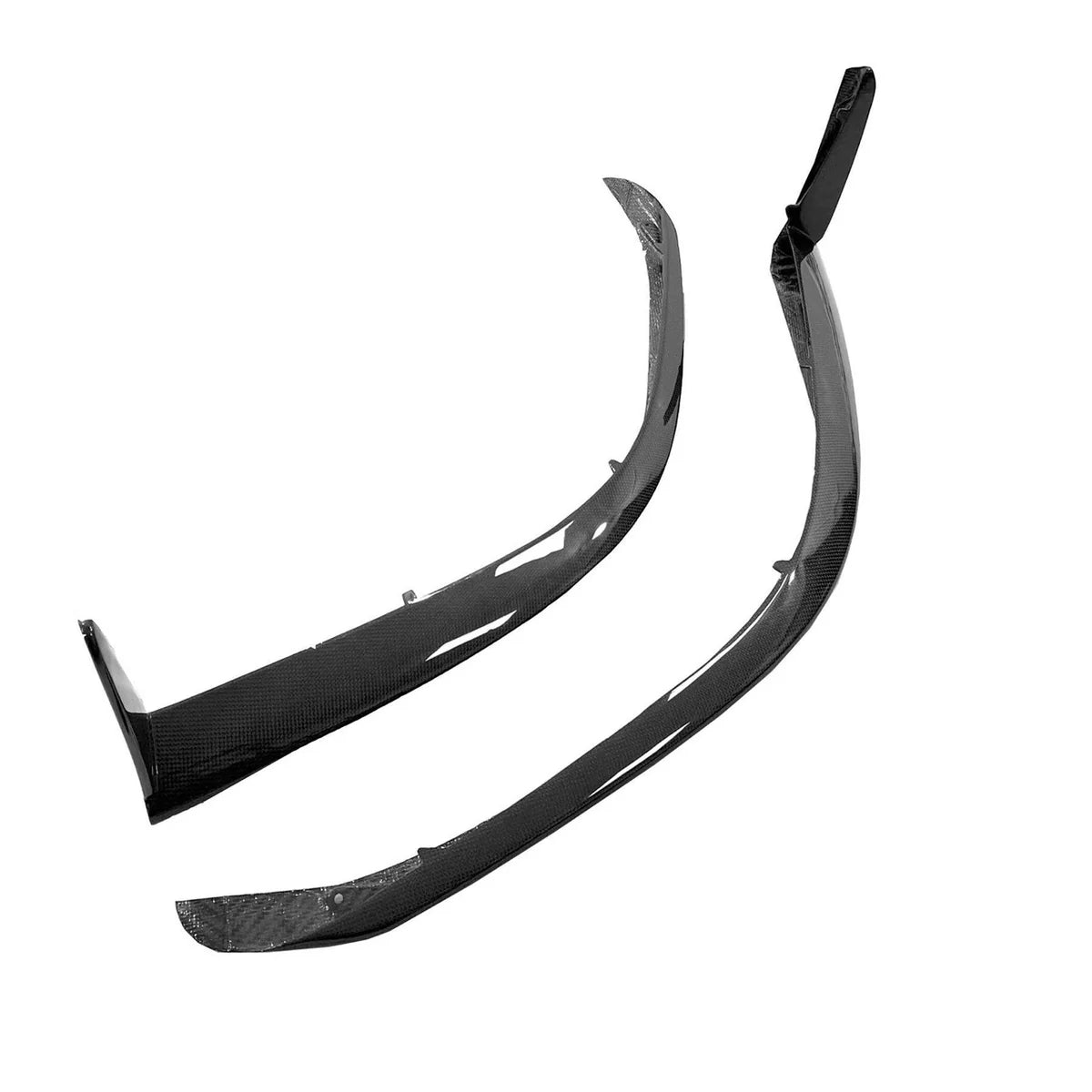 Ferrari 296 GTB / GTS - Pre-Preg Carbon Fiber OEM Style Front Splitters - Exotics Carbon Design