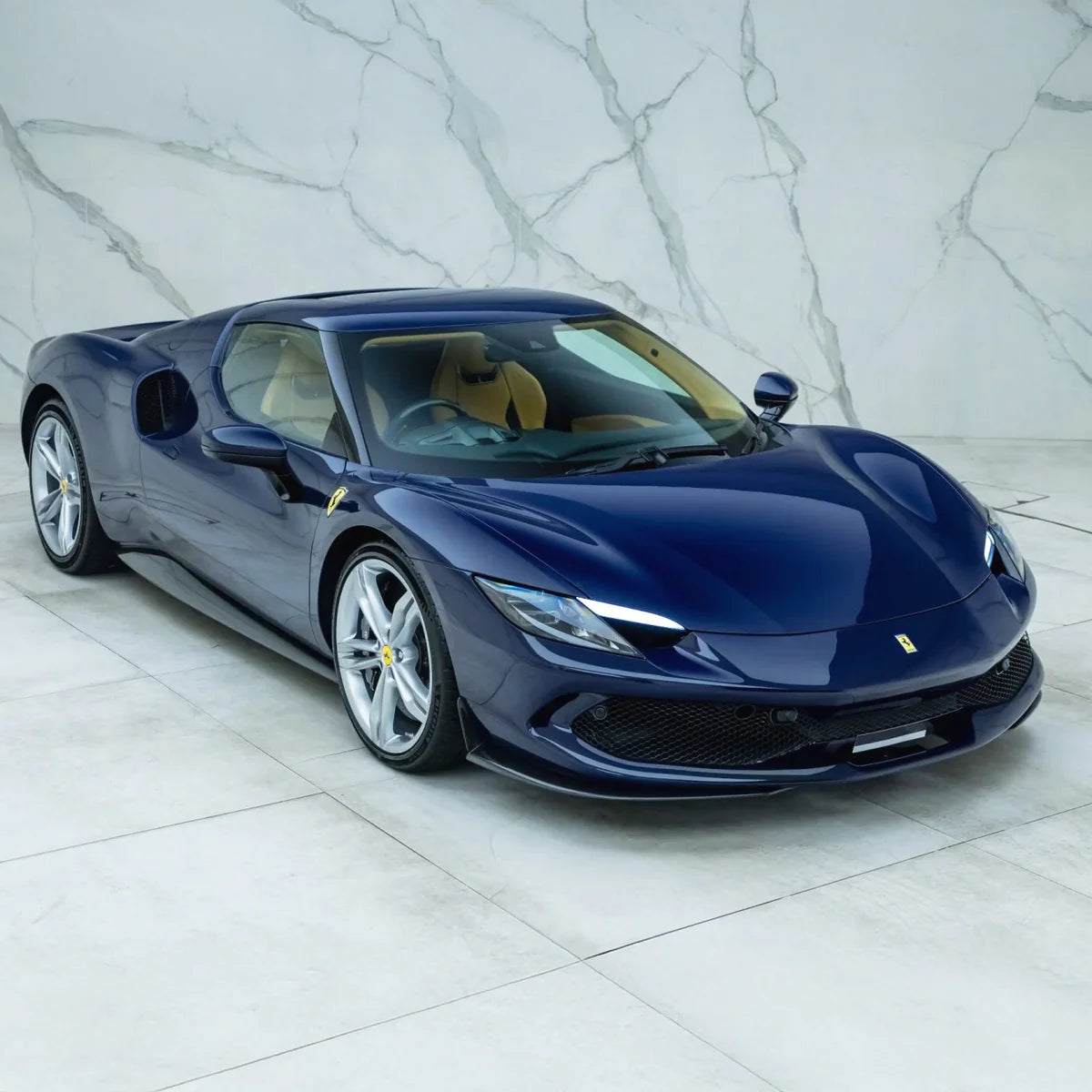 Ferrari 296 GTB / GTS - Pre-Preg Carbon Fiber OEM Style Front Splitters - Exotics Carbon Design