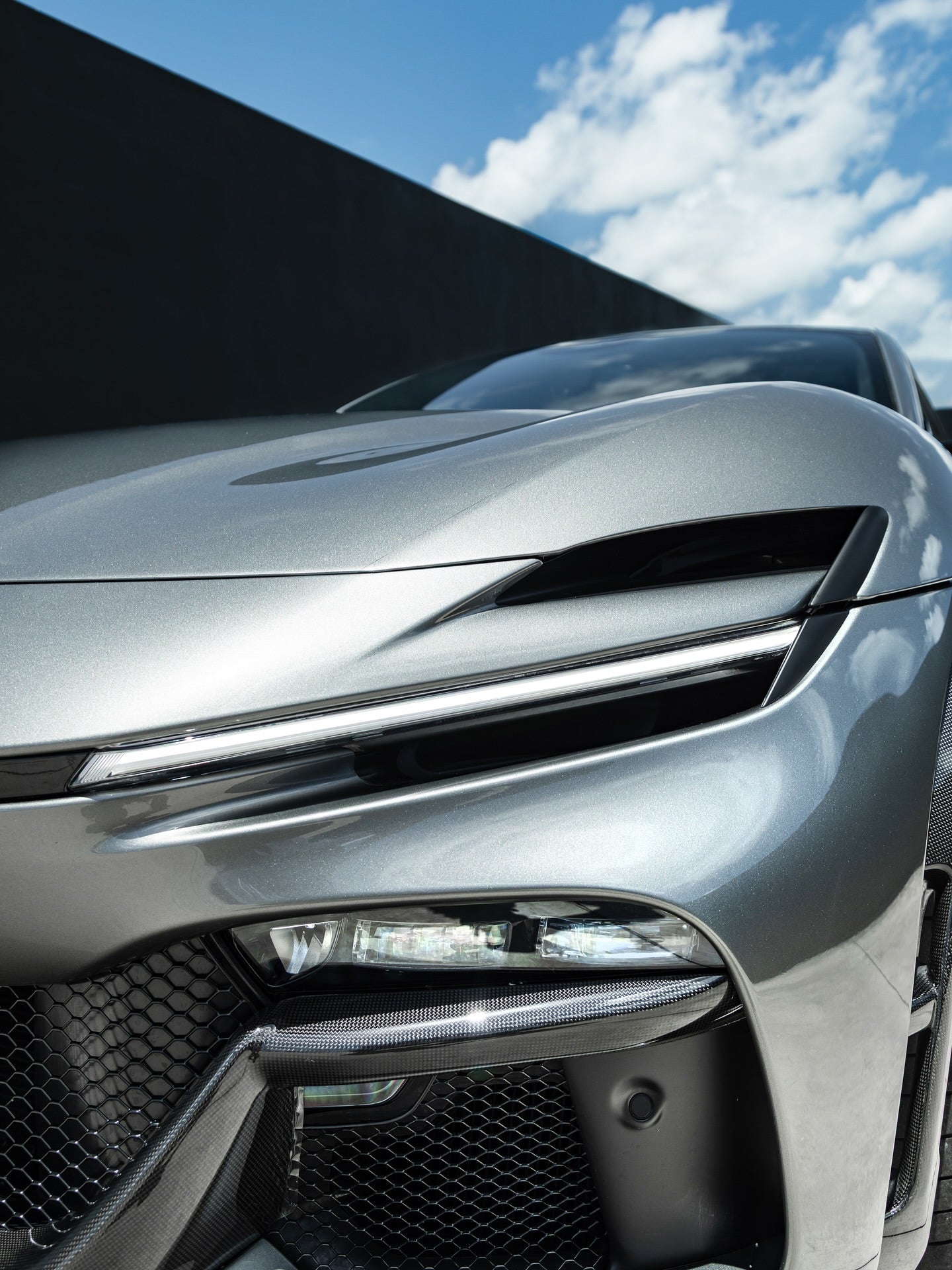 Ferrari Purosangue - Pre-Preg Carbon Fiber OEM Style Front Splitter - Exotics Carbon Design