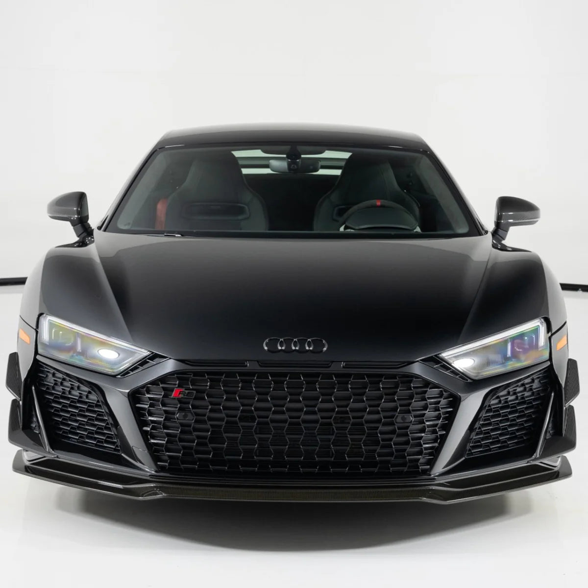 Audi R8 Gen 2 - Pre-Preg Carbon Fiber GT Style Front Splitter - Exotics Carbon Design