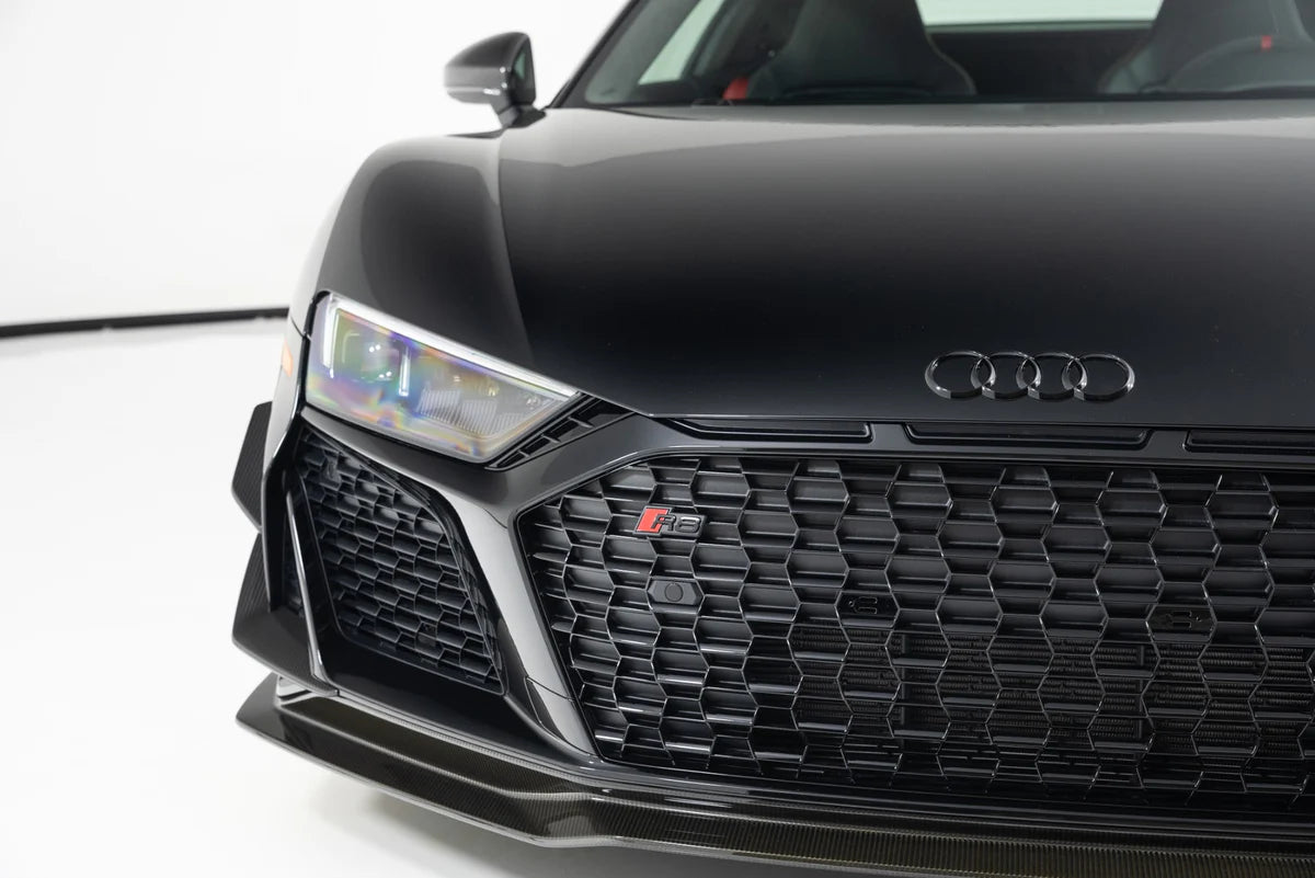 Audi R8 Gen 2 - Pre-Preg Carbon Fiber GT Style Front Splitter - Exotics Carbon Design
