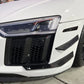 Audi R8 Gen 2 PFL Carbon Fiber Front Canards - Exotics Carbon Design