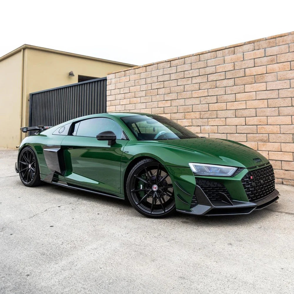 Audi R8 Gen 2 - Pre-Preg Carbon Fiber Capristo Style Side Skirts - Exotics Carbon Design