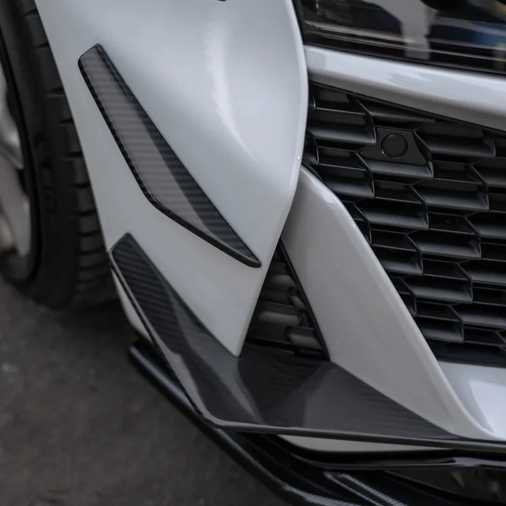 Audi R8 Gen 2 - Pre-Preg Carbon Fiber GT Style Front Canards - Exotics Carbon Design