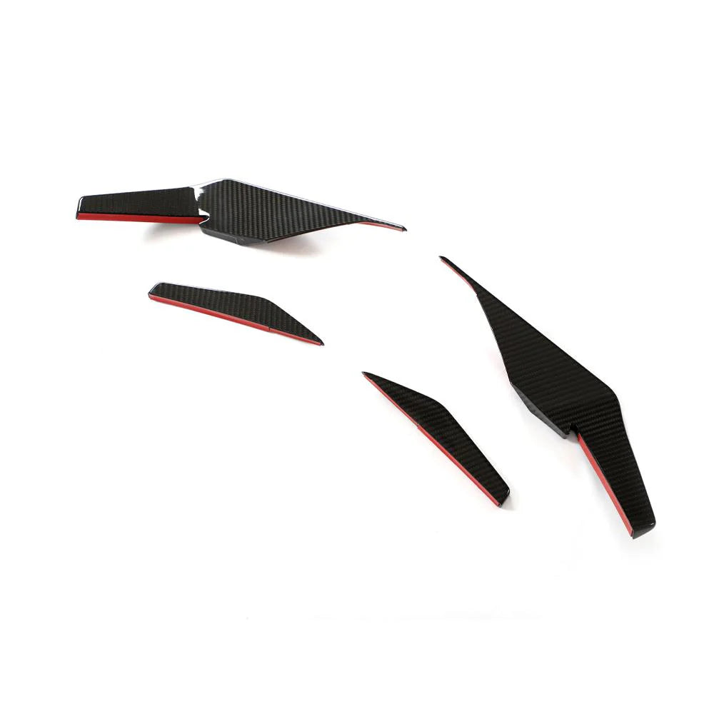 Audi R8 Gen 2 - Pre-Preg Carbon Fiber GT Style Front Canards - Exotics Carbon Design