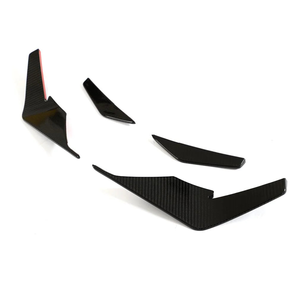 Audi R8 Gen 2 - Pre-Preg Carbon Fiber GT Style Front Canards - Exotics Carbon Design