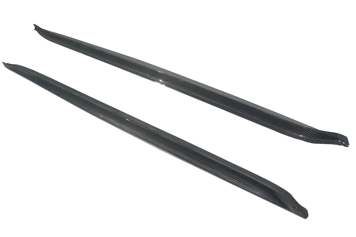 Porsche 718 Boxter/Cayman - Pre-Preg Carbon Fiber Side Skirts - Exotics Carbon Design