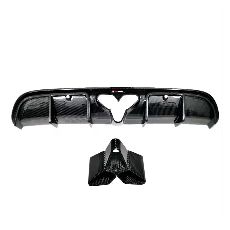 Porsche 718 Cayman & Boxster - TAKD Pre-Preg Carbon Fiber Rear Diffuser - Exotics Carbon Design
