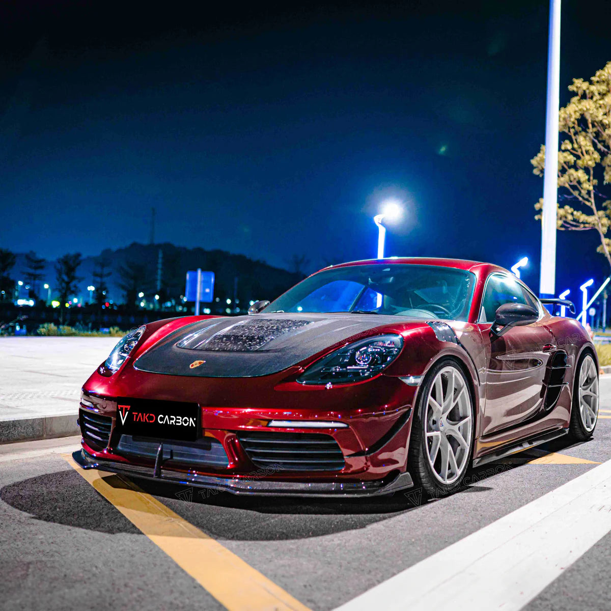 Porsche 718 Cayman & Boxster - Carbon Fiber Front Hood - Exotics Carbon Design