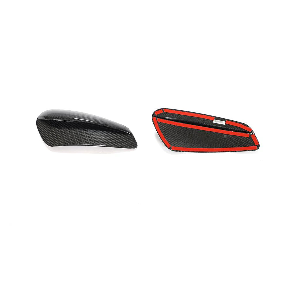 Porsche 992 911 Turbo S & GT3/RS - Carbon Fiber Side Air Intake Covers - Exotics Carbon Design