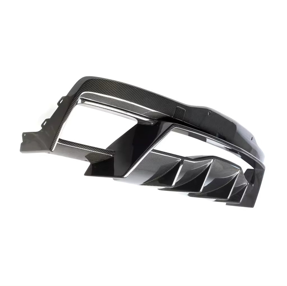 Corvette C8 – Dry Carbon Fiber V3 Rear Diffuser - Exotics Carbon Design