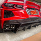 Corvette C8 – Dry Carbon Fiber V3 Rear Diffuser - Exotics Carbon Design