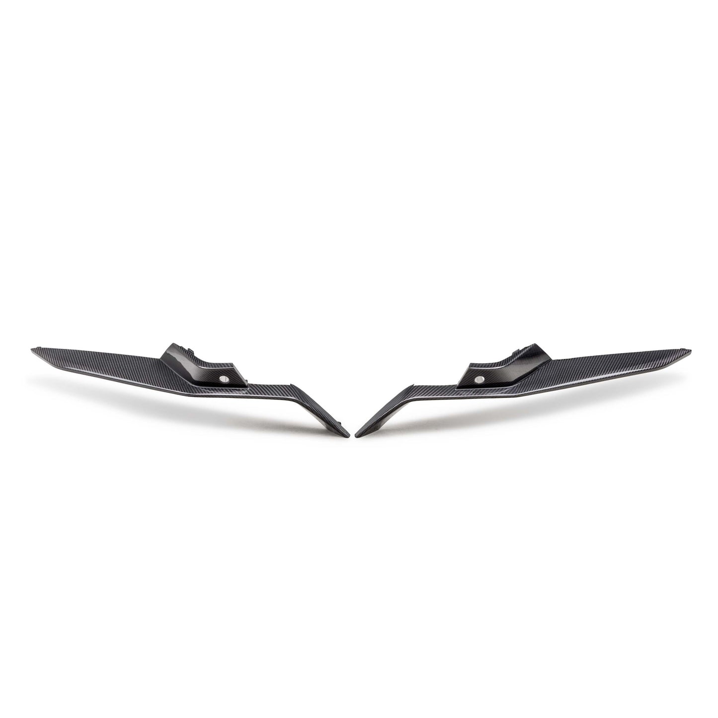 Carbon Fiber Upper Grille Deflector Trims - Chevrolet Corvette C8 Z06 - Exotics Carbon Design