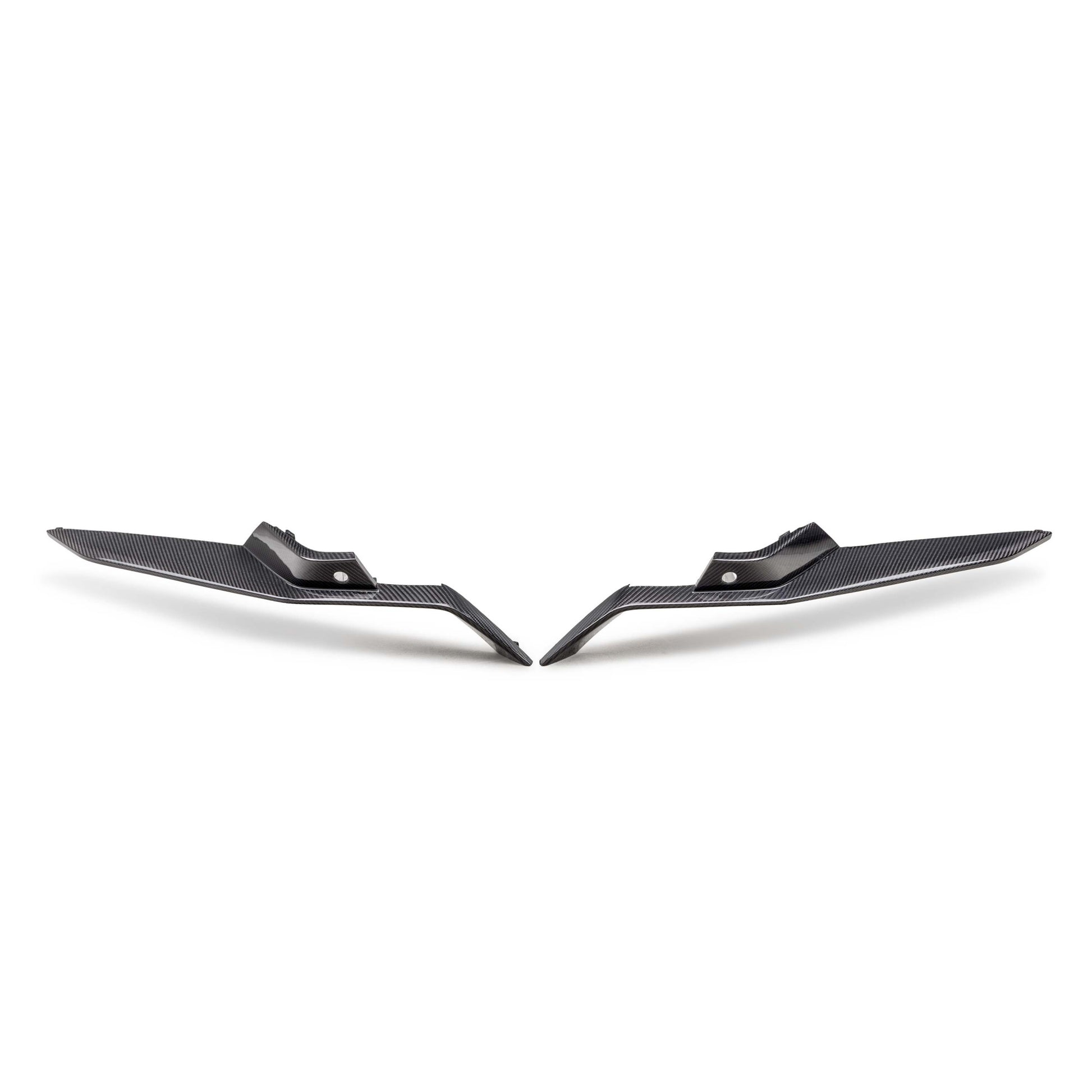 Carbon Fiber Upper Grille Deflector Trims - Chevrolet Corvette C8 Z06 - Exotics Carbon Design