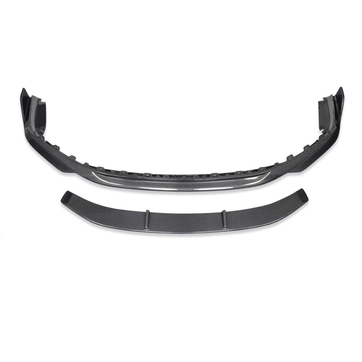 Porsche 992 911 Carrera – TAKD Style Pre-Preg Carbon Fiber Front Splitter - Exotics Carbon Design