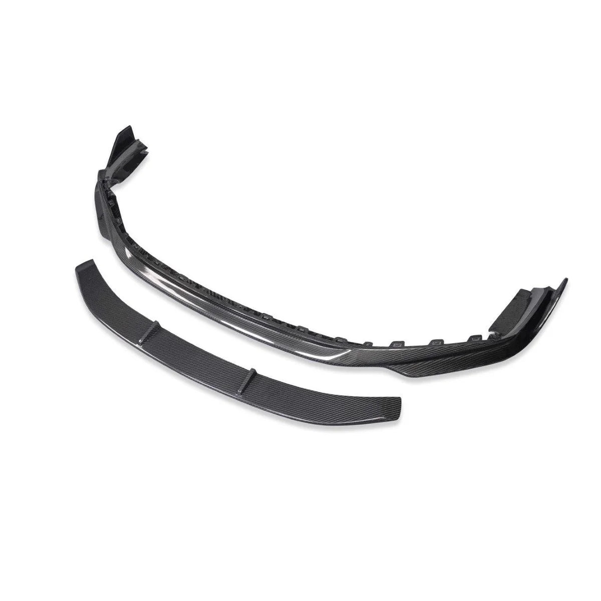 Porsche 992 911 Carrera – TAKD Style Pre-Preg Carbon Fiber Front Splitter - Exotics Carbon Design