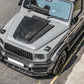 Mercedes-Benz G63 W463 / W464 & G550 – Vented Carbon Fiber Front Bonnet - Exotics Carbon Design