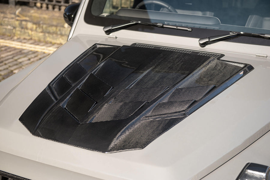 Mercedes-Benz G63 W463 / W464 & G550 – Vented Carbon Fiber Front Bonnet - Exotics Carbon Design