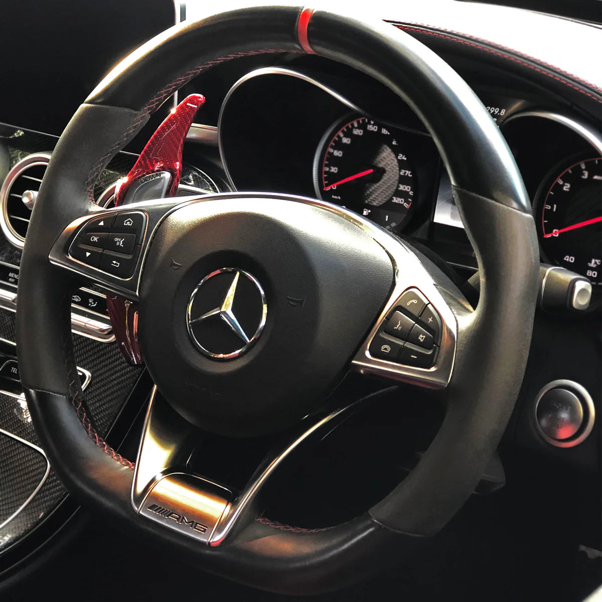 Mercedes-AMG Carbon Fiber Paddle Shifters - Exotics Carbon Design