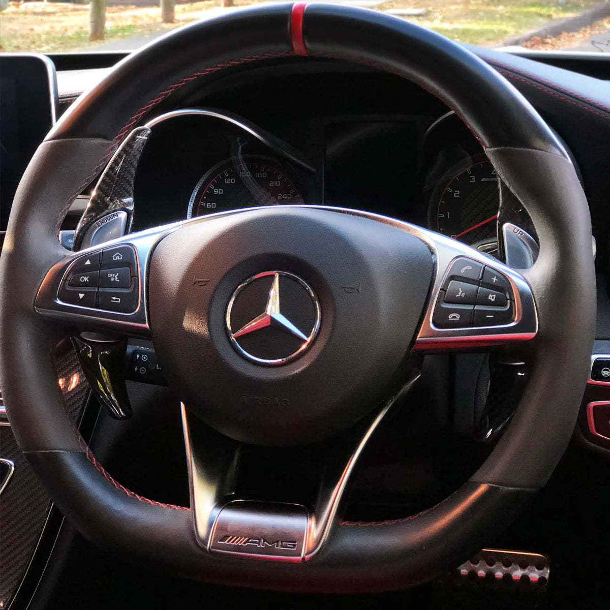 Mercedes-AMG Carbon Fiber Paddle Shifters - Exotics Carbon Design