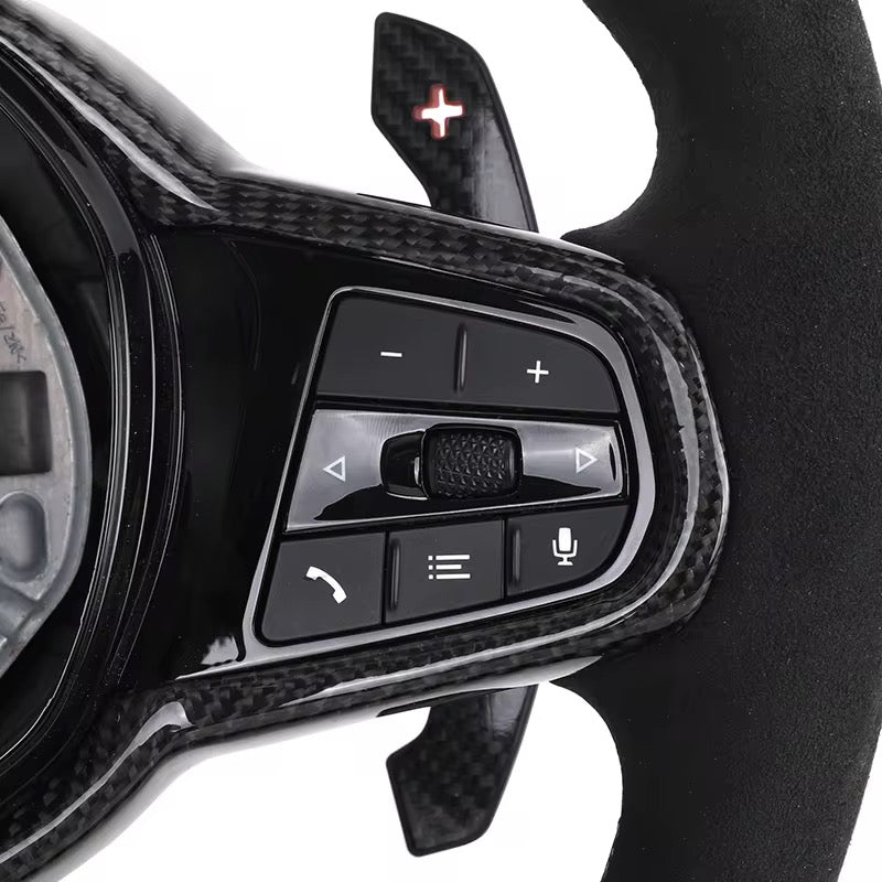 BMW M5 F90 - Carbon Fiber & Alcantara Steering Wheel - Exotics Carbon Design